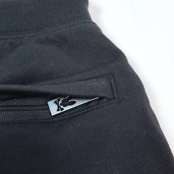 Psycho Bunny Boys Black Sweatpants Shorts Size 4 XXS Drawstring Waist - Picture 5 of 6